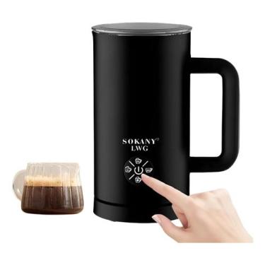 Imagem de Cafeteira Espumador Leite 4 Funções Quente Frio Automática - Sokany, P
