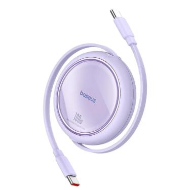 Imagem de Cabo Tipo C para Tipo C Baseus Free2Draw Mini Retrátil 100W 1 m - P10364500511-00