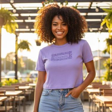 Imagem de Blusa Feminina Roxa Altura de Cós Habana-Feminino