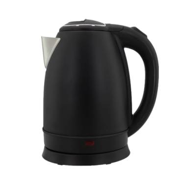 Imagem de Chaleira Elétrica 1,8L Inox Preta 220V 1500W – Fervura Rápida, Automática e Segura