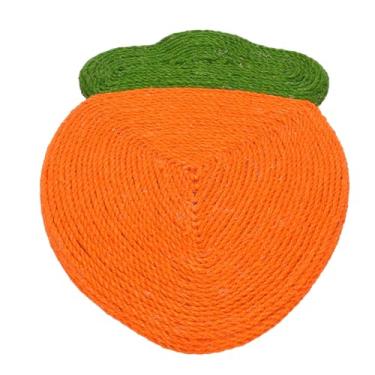 Imagem de Pssopp Sisal Gato Scratching Sisal Arranhando Protetor de Tapete, Tapete de Arranhão para Móveis Pernas Gato Scratch Horizontal Piso de Risca de e Sofás