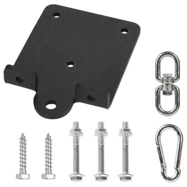 Imagem de Saco de boxe com suporte de teto com gancho giratório de 360°, gancho de aço para academia em casa