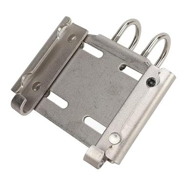 Imagem de Tbest Suporte de âncora de montagem em trilho aço inoxidável 304 eletro polido ângulo ajustável resistente capacidade de 16 kg para barcos iates marítimos 7/8 a 1 polegada suporte de tubo redondo