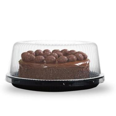 Imagem de Embalagem Descartável Delivery Para Bolo E Tortas 22X9Cm - Pp