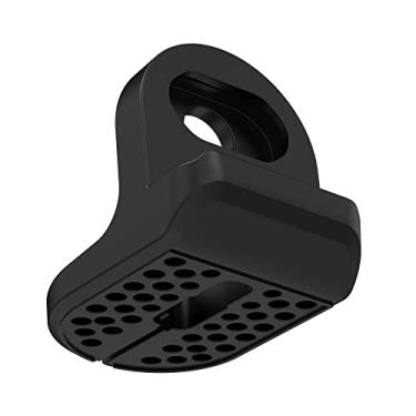 Imagem de Suporte de silicone para Amazfit GTR mini/bip3/bip3 pro/GTS4 mini, suporte de acessórios de carregador antiderrapante com slot de gerenciamento de cabos - preto