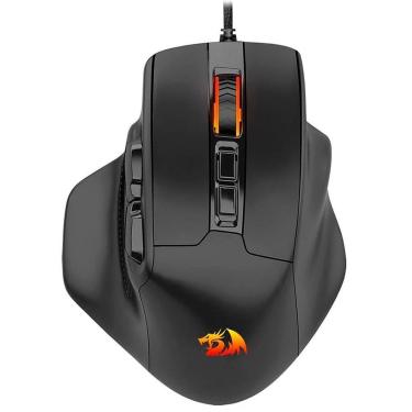 Imagem de Mouse Gamer Redragon Bullseye, Com Fio, 12400DPI, RGB, USB, Preto - Preto - Unissex - Único-Unissex