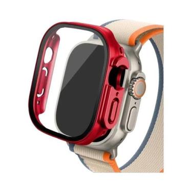 Imagem de Capa Para Apple Watch Ultra 2 De 49mm Com Protetor De Tela De Vidro Te