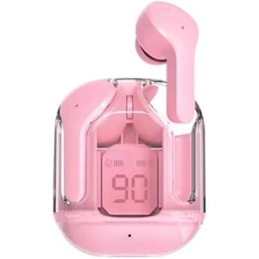 Imagem de Fone De Ouvido Bluetooth Air31 Sem Fio À Prova D'água Cancelamento Do Ruído Dos Fones Com Microfone (rosa) ouvir musicas, ideal para exercicio na academia