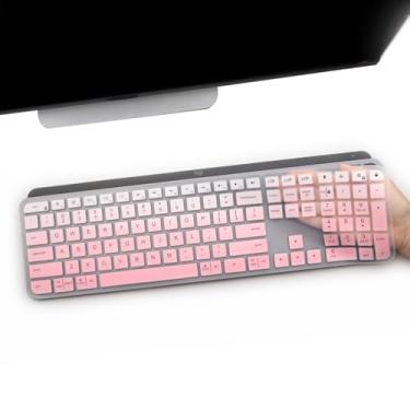 Imagem de Capa para teclado Logitech MX Keys S/MX Keys Advanced Illuminated Wireless Keys, Logitech MX Keys Craft Advanced Wireless Keyboard Protective Skin-OPink