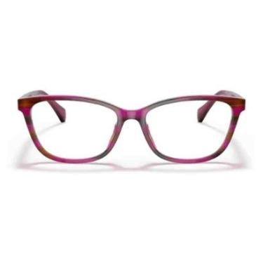 Imagem de Armação de Grau Ralph Lauren Roxo/Marrom listrado 0RA7133U-Feminino