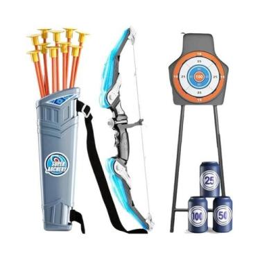 Imagem de Conjunto De Arco E Flecha LED Para Crianças Com 10 Flechas De Sucção G