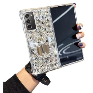 Imagem de XinMerry Capa para Samsung Galaxy Z Fold 5 Bling, linda capa para celular Galaxy Z Fold 5 para Galaxy Z Fold 5