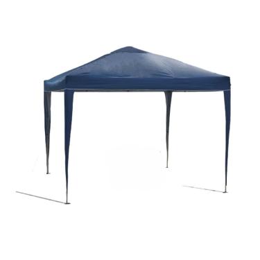 Imagem de Tenda Articulada Gazebo 3x3m Articulado Alumínio Praia Camping Com Bolsa(Azul)