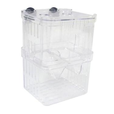 Imagem de WeiLaiKeQi Caixa de Criação de Peixes para Aquário, Acessórios para Aquário, Fácil de Instalar, Separação com Ventosas, Incubadora Profissional.