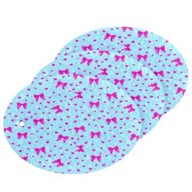 Imagem de Wassud Laços e corações (2) esponja de polpa de madeira para pratos, pacote com 3 esponjas de cozinha para limpeza, esfregão resistente para panelas antiaderentes, esponjas de lavar louça para pia