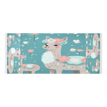 Imagem de Wassud Lindas capas de lavadora e secadora de alpaca, protetor de lavadora com sacos de armazenamento, capa de geladeira à prova de poeira com bolsos para lavanderia doméstica, cozinha, 120 x 55 cm