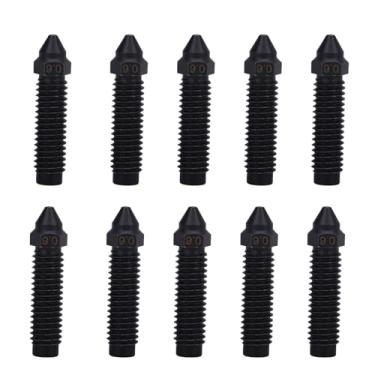 Imagem de Hyuduo Bicos de Aço Endurecido, Kit de Bico Extrusor de Impressora 3D de 10 Unidades de 0,6 Mm Com Melhor Condutividade Térmica e Prova de Desgaste, Adequado para Impressoras Carbon e FDM