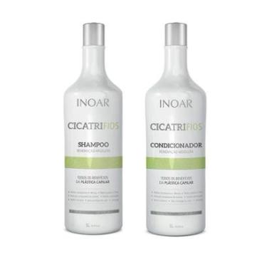 Imagem de Inoar Cicatrifios Kit - Shampoo 1L + Condicionador 1L Kit-Unissex