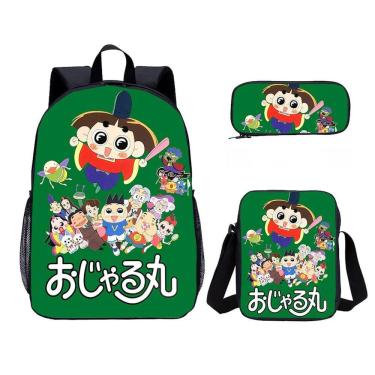Imagem de Conjunto de mochilas: bolsa escolar Prince Anime para crianças, 3 unidades