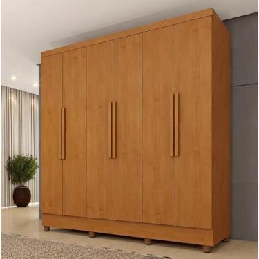 Imagem de Guarda Roupa Bariloche Sem Espelho Com Pés - Móveis Tcil - Tcil Móveis