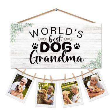 Imagem de CGBHW Porta-retrato de parede para cães, avós, amantes, donos, presentes para mulheres, para amantes de animais de estimação, decoração de parede