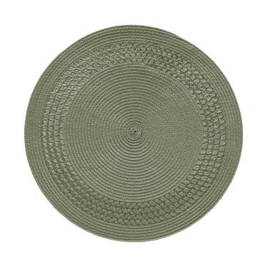 Imagem de Jogo Americano Copa E Cia 6 Peças Luna Tressê Olive