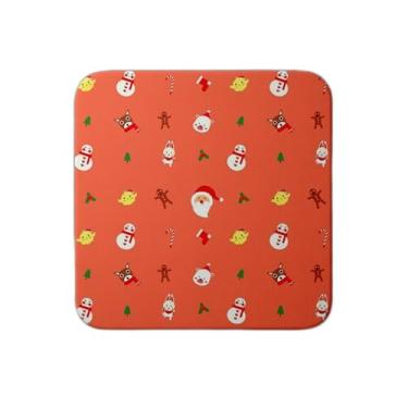 Imagem de Ladrilho Decorativo de Cerâmica Com Estampa Natal 30cm