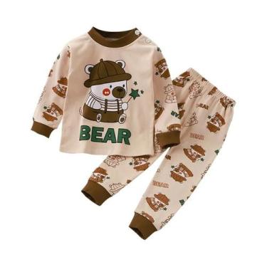 Imagem de Conjuntos De Pijamas De Unicórnio Para Crianças Unissex, Confortáveis 