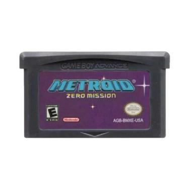 Imagem de Cartucho De Jogo Metroid Série 32-bit Para Console GBA Fusion Zero Mis