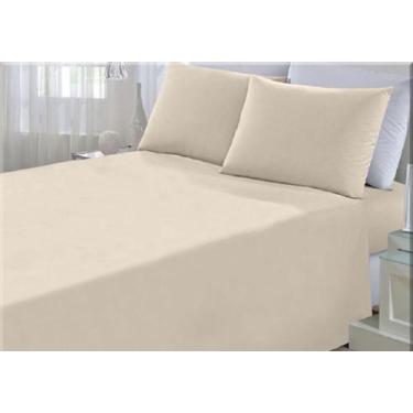 Imagem de Jogo De Lençol Casal Queen 4 Peças Algodão Percal 150 Fios - Lm Detona