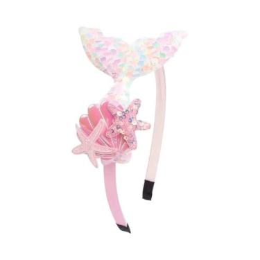 Imagem de Tiara De Princesa Sereia Da Disney Para Meninas, Acessório Fofo Para F