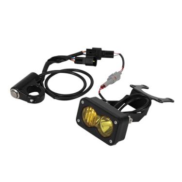 Imagem de Farol elétrico para bicicleta suja 20W 6000-6500K Spot Flood Combo Head Light com interruptor de controle para Talaria Sting R XXX MX3 MX4 MX5 X160 X260 Motocicleta Off-Road Amarelo brilhante
