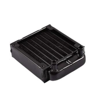 Imagem de GLOGLOW Radiador de Resfriamento de água de Cpu de Alumínio, Dissipador de Calor de 80 Mm Com Separador de água para Tubo de 8-10 Mm, Preto, de Resfriamento de Computador