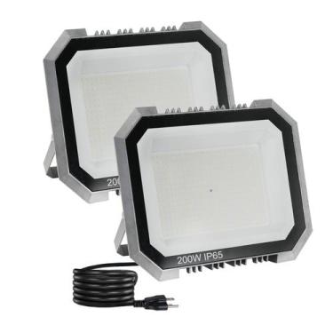 Imagem de Holofotes LED Leddictive 200W 20000LM IP65 à prova d'água
