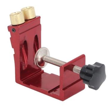 Imagem de Acouto Kit de Gabarito de Furo de Bolso - Broca de Passador de Liga de Alumínio para Projetos Versáteis de Carpintaria