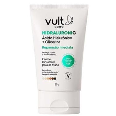 Imagem de Creme Hidratante para as Mãos Vult - Hidraluronic Glicerina 50g-Unissex