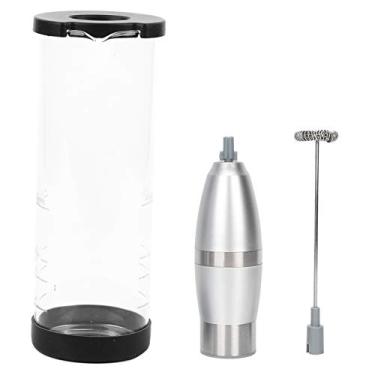 Imagem de LiebeWH Batedor de Leite Portátil, Batedor de Ovos Elétrico, Misturador de Aço Inoxidável para café, café Com Leite, Cappuccino Com Máquina de Espuma, ótimo Presente para Chocolate Quente, Matcha