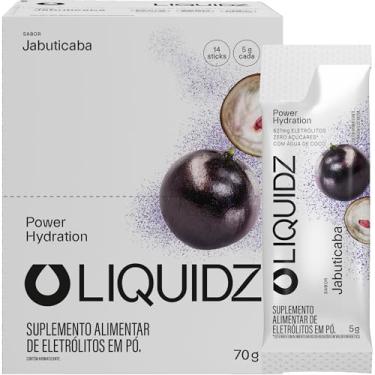 Imagem de LIQUIDZ® - Eletrólitos Zero Açúcares - Sabor Jabuticaba - Kit 1 Caixa - 14 sachês