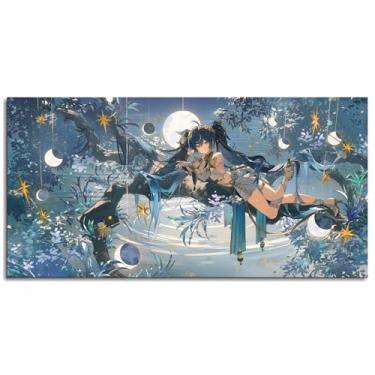 Imagem de Wreath Ripples Canvas Prints Ahoge Grass Poster Wall Art For Home 1 peça Decorações Noframed 81.3 cm x 40.6 cm