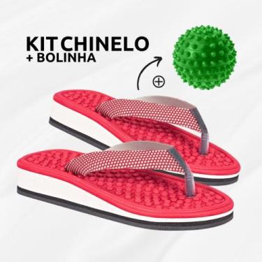 Imagem de Sandália Ortopédica Para Esporão e Facite Plantar Chinelo Feminino Par