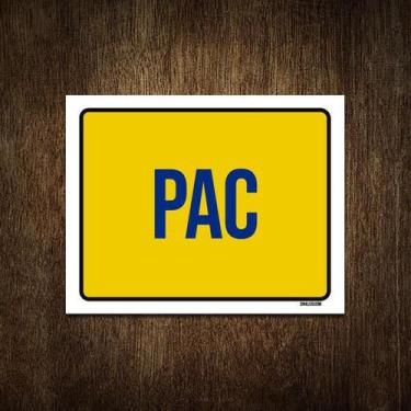 Imagem de Placa Sinalização Correio Pac 18X23 - Sinalizo.Com