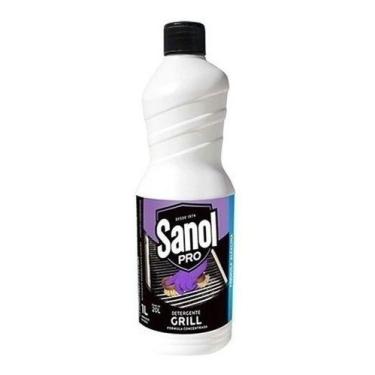 Imagem de Limpa Grelha Fornos Coifas 1lt Sanol Detergente Desengordura