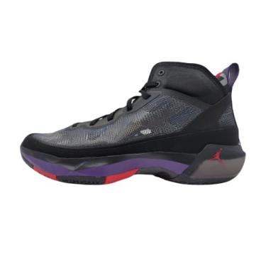 Imagem de Nike T nis de basquete masculino Air Jordan XXXVII, Preto/vermelho verdadeiro, roxo, 13