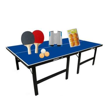 Imagem de MESA DE PING PONG MDP 15mm 1001 KLOPF + Kit 55091 + 6 Bolinhas Laranja