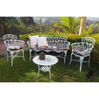 Imagem de Conjunto Viena (01 Mesinha + 02 Poltronas + 01 Banco Namoradeira 3 Lug