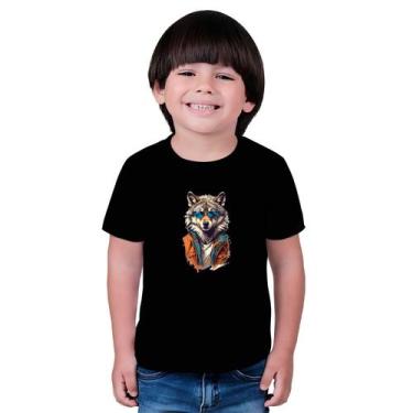 Imagem de Camiseta Masculina Infantil Animal Stylo Plan, Preto, 4