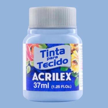 Imagem de Tinta para Tecido Fosca 37ml Acrilex - Cores Frias - 04140, AZUL BEBE 