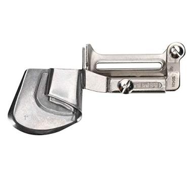 Imagem de Máquina de costura pasta lockstitch calcador pé hemmer rolou hem vinculativo acessório para cortina têxtil casa aço inoxidável 1.2in 1.6in 2in 1in (2,5cm)