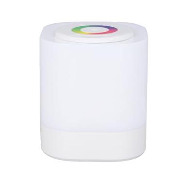 Imagem de Luz Noturna Branco Quente RGB Mudança de Cor Lâmpadas Pequenas Lâmpada Mesa Regulável Cabeceira Timer Type-C Recarregável