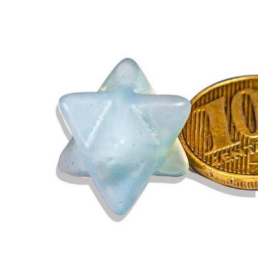 Imagem de 01 Merkabah Pedra da Lua Azul Opalina Sem Furo Estrela - CristaisdeCur